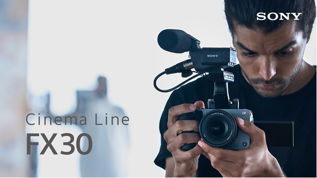 4K Super 35mm 컴팩트 시네마 카메라 &lsquo;FX30&rsquo;