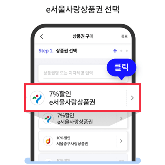 e서울사랑상품권 사용처