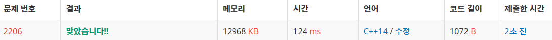  [백준] 2206번 벽 부수고 이동하기 (C++)