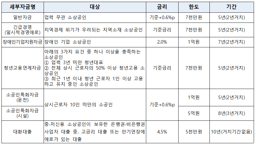 2024년 2분기 소상공인 정책자금 대리대출