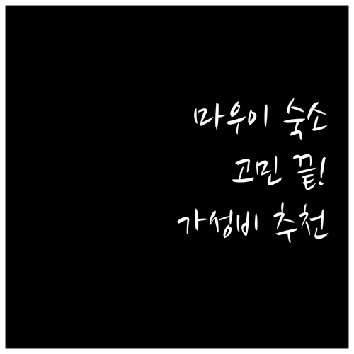 마우이 숙소 고민 끝! 가성비 좋은 