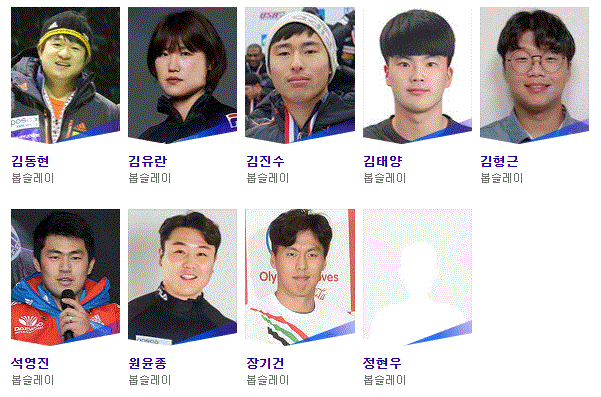 2022 베이징 동계 올림픽 봅슬레이 대한민국 한국 선수