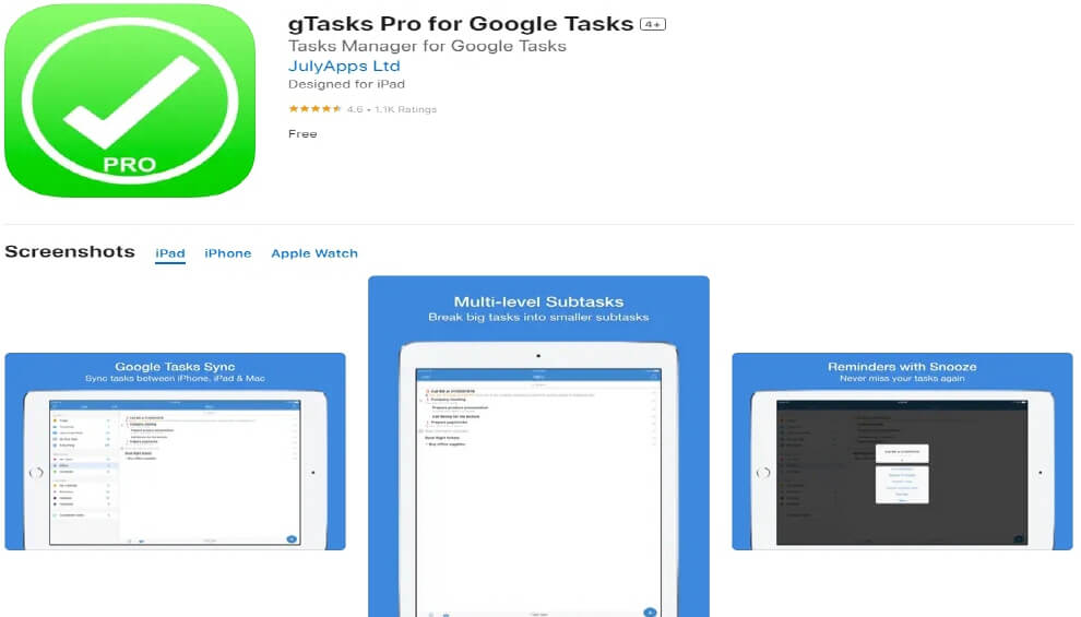 gTasks Pro for Google Tasks