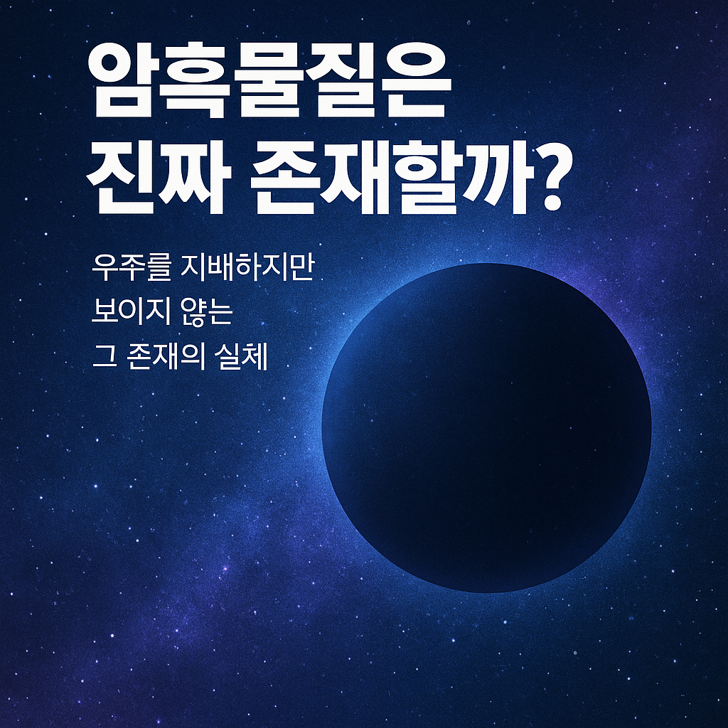 암흑물질은 진짜 존재할까? 우주를 지배하지만 보이지 않는 그 존재의 실체