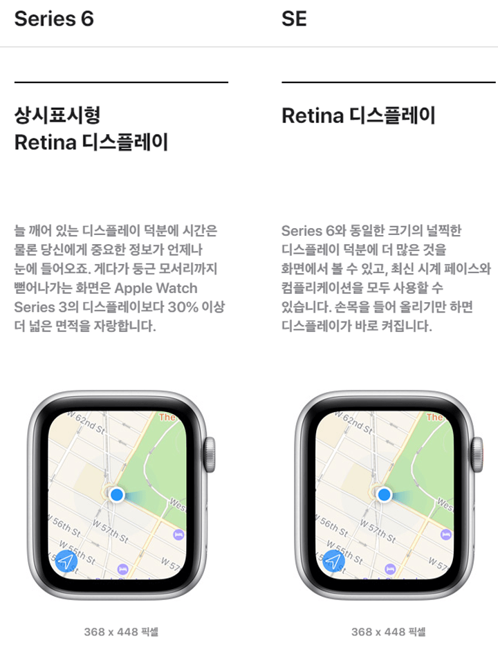 애플워치6-SE-비교5