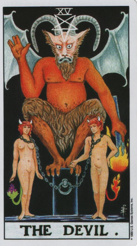  [타로해석]15. The Devil 악마 카드 정방향/ 역방향 뜻, 의미, 상징