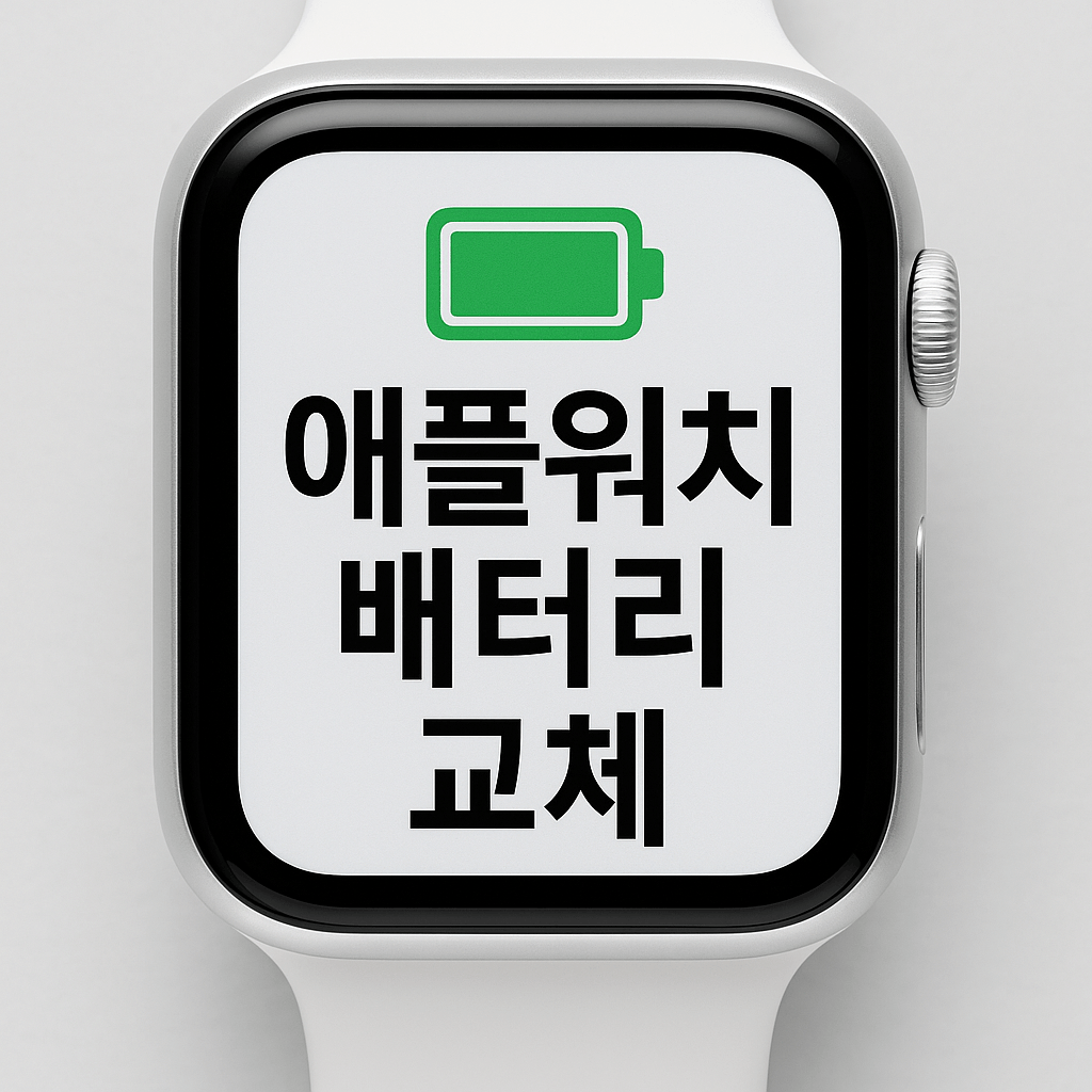 애플워치 배터리 교체, 시기부터 가격까지 전부 알려드립니다