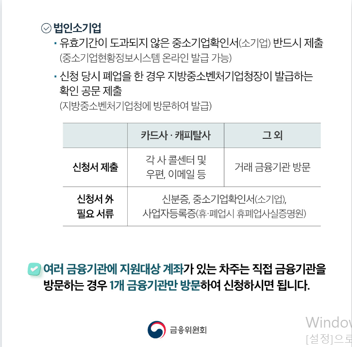 소상공인-대출이자환급-신청방법