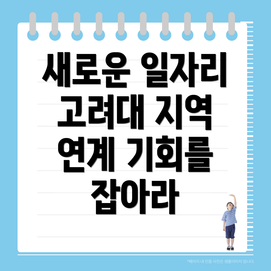 고려대역 일자리