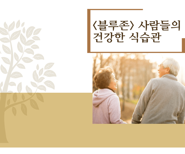 블루존 사람들의 건강한 식습관&#44; 장수와 건강을 위해 따라해 보기