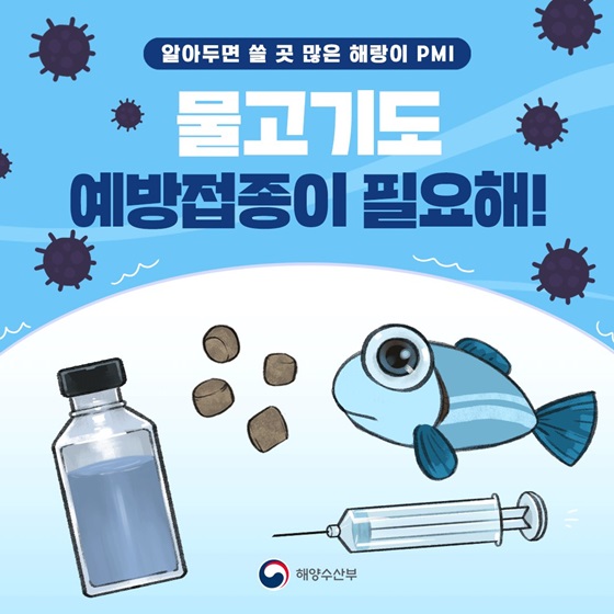  물고기도 예방접종이 필요합니다