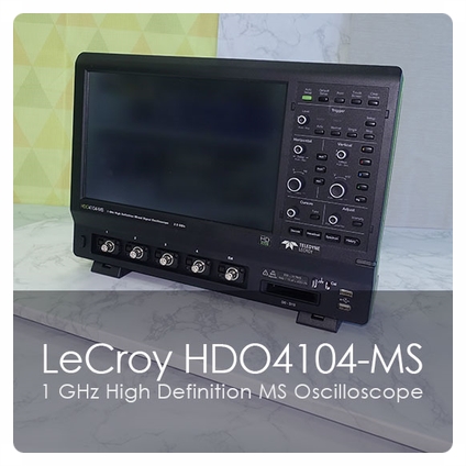  중고오실로스코프 렌탈 판매 르크로이 HDO4104-MS 1GHz High Definition Oscilloscope, 12 비트