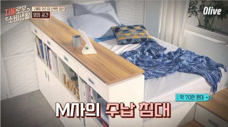  지혜로운 소비생활  멍청공간 침대 M사 수납침대 정보~어디꺼지~