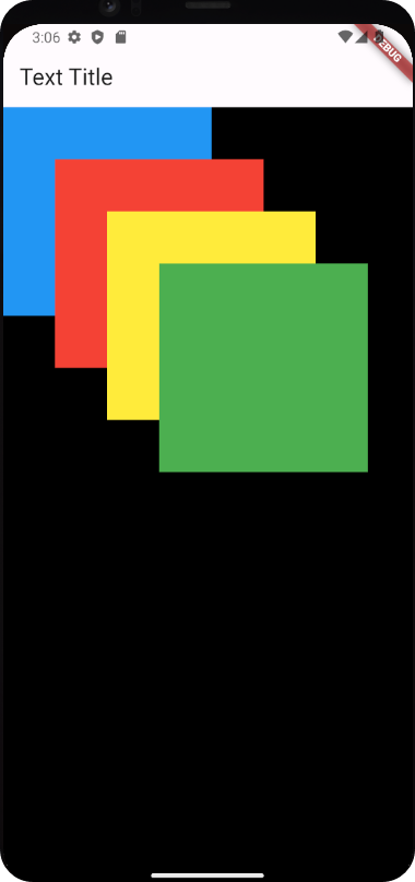 Flutter - stack