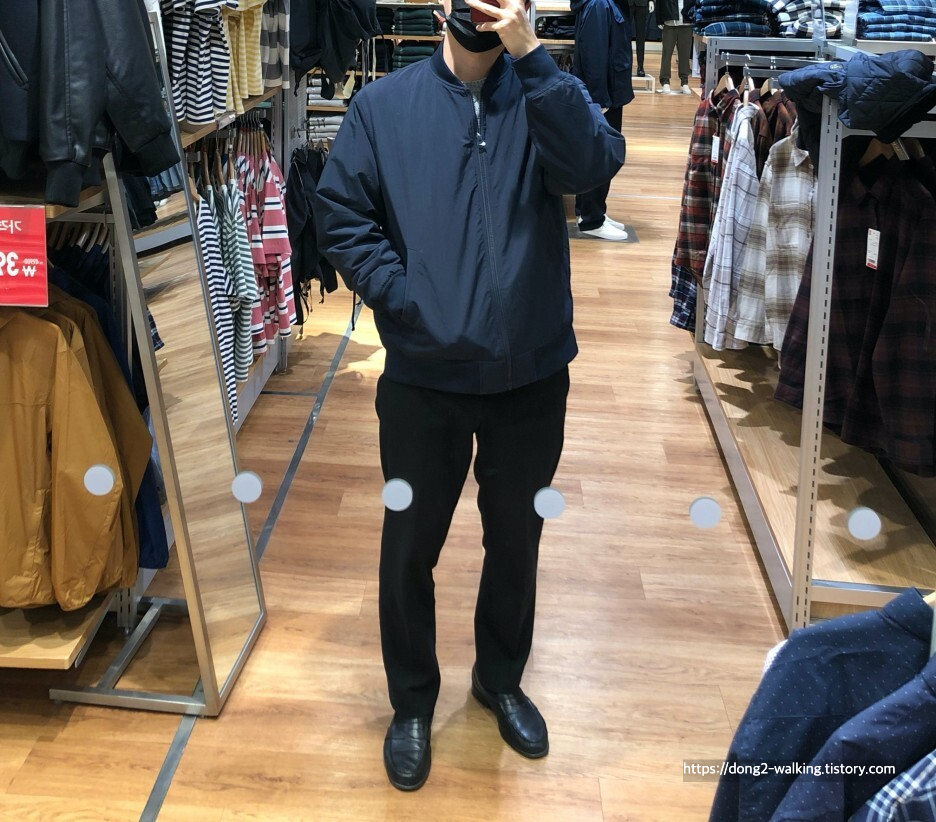 블루종 제품 착용 전신샷