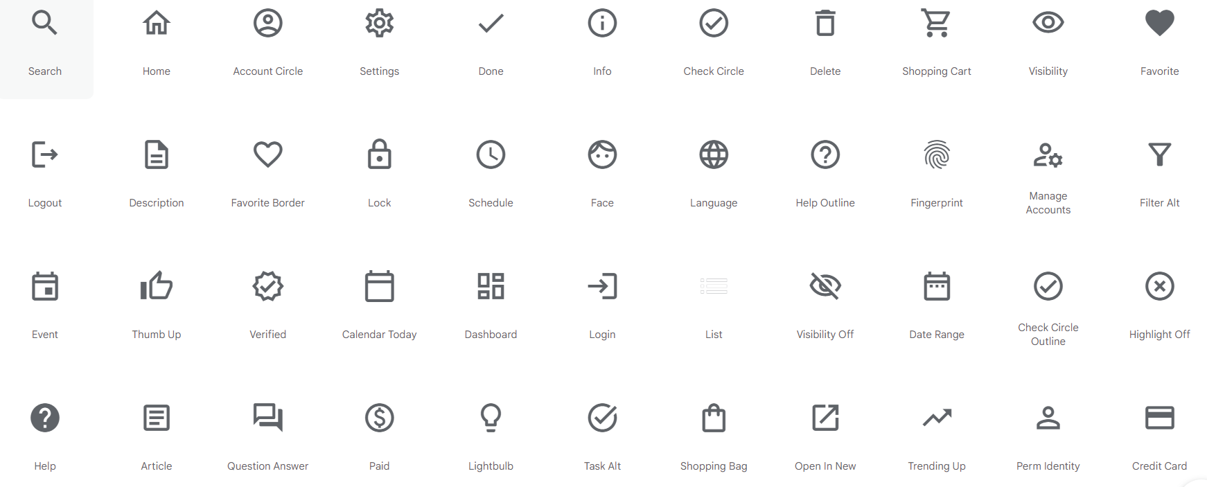 구글 Material Icons 아이콘 적용하기