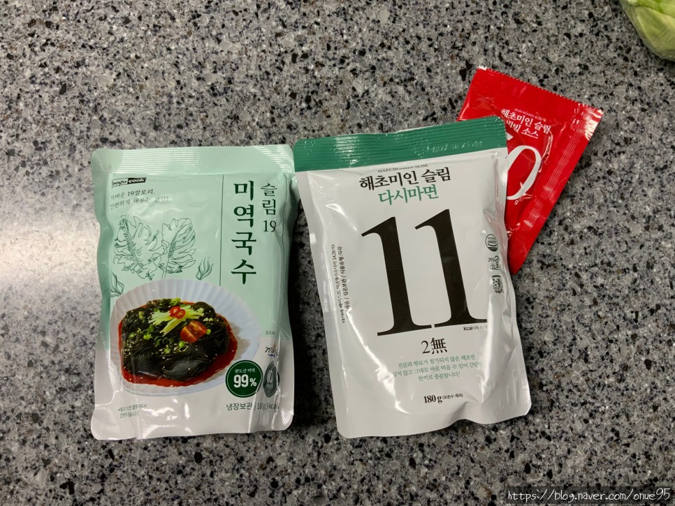 해초국수 유지어터의 마켓컬리 미역국수 리뷰 및 비교 7