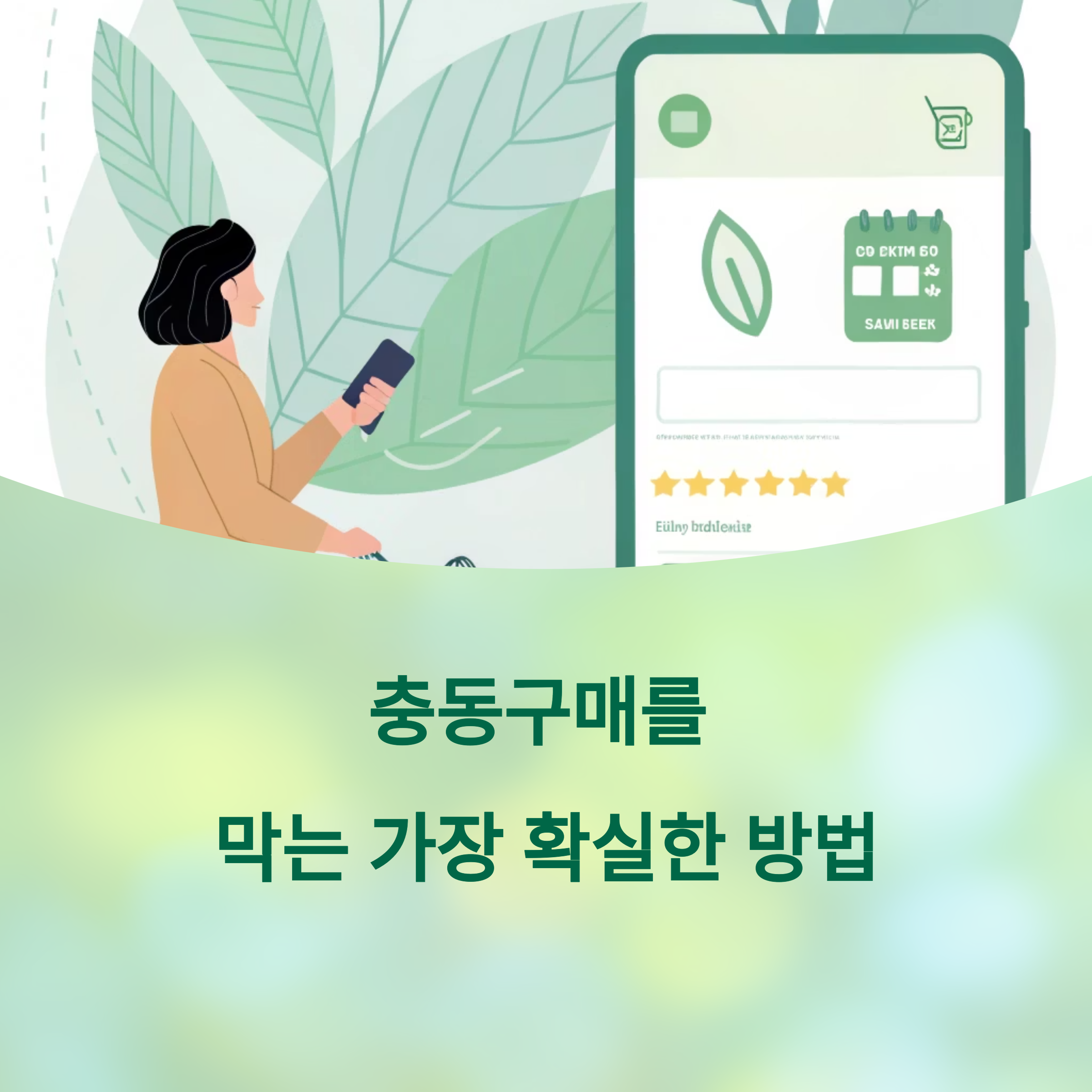 충동구매를 막는 가장 확실한 방법, 체크리스트 하나면 충분합니다