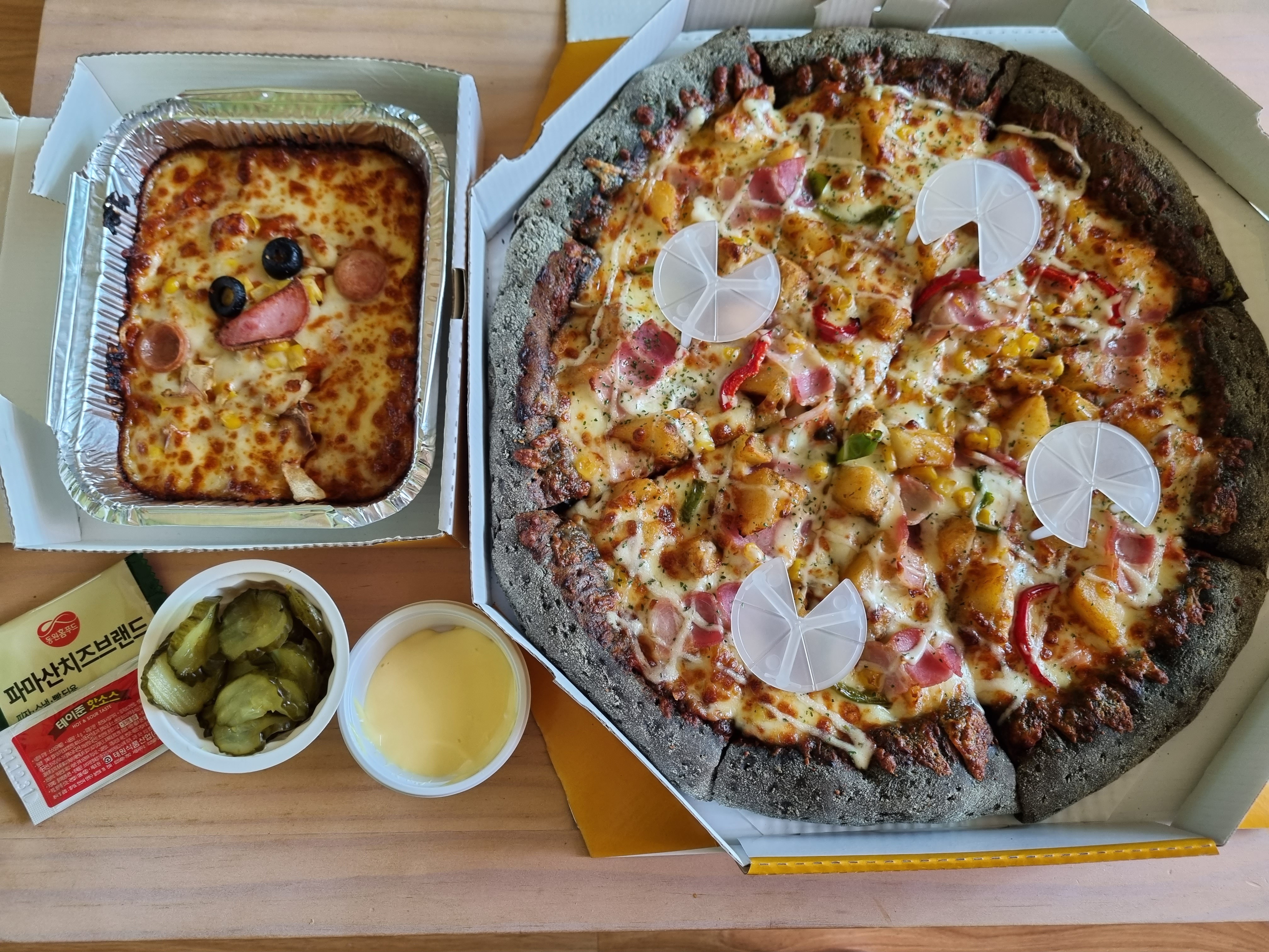  [블랙피자]  청량리 피자 배달 맛집