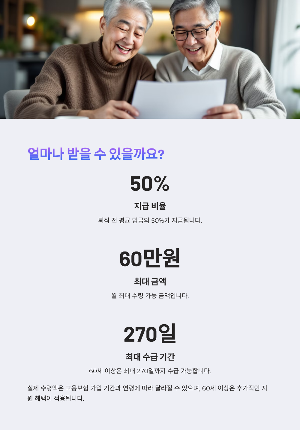 60세 이상 실업급여 신청방법! 정년퇴직자 필독 가이드