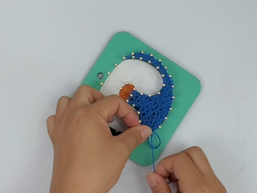 되는 펭귄 스트링아트 만들기 9. 집중력이 향상이 15