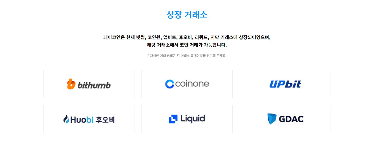 페이코인 상장 거래소