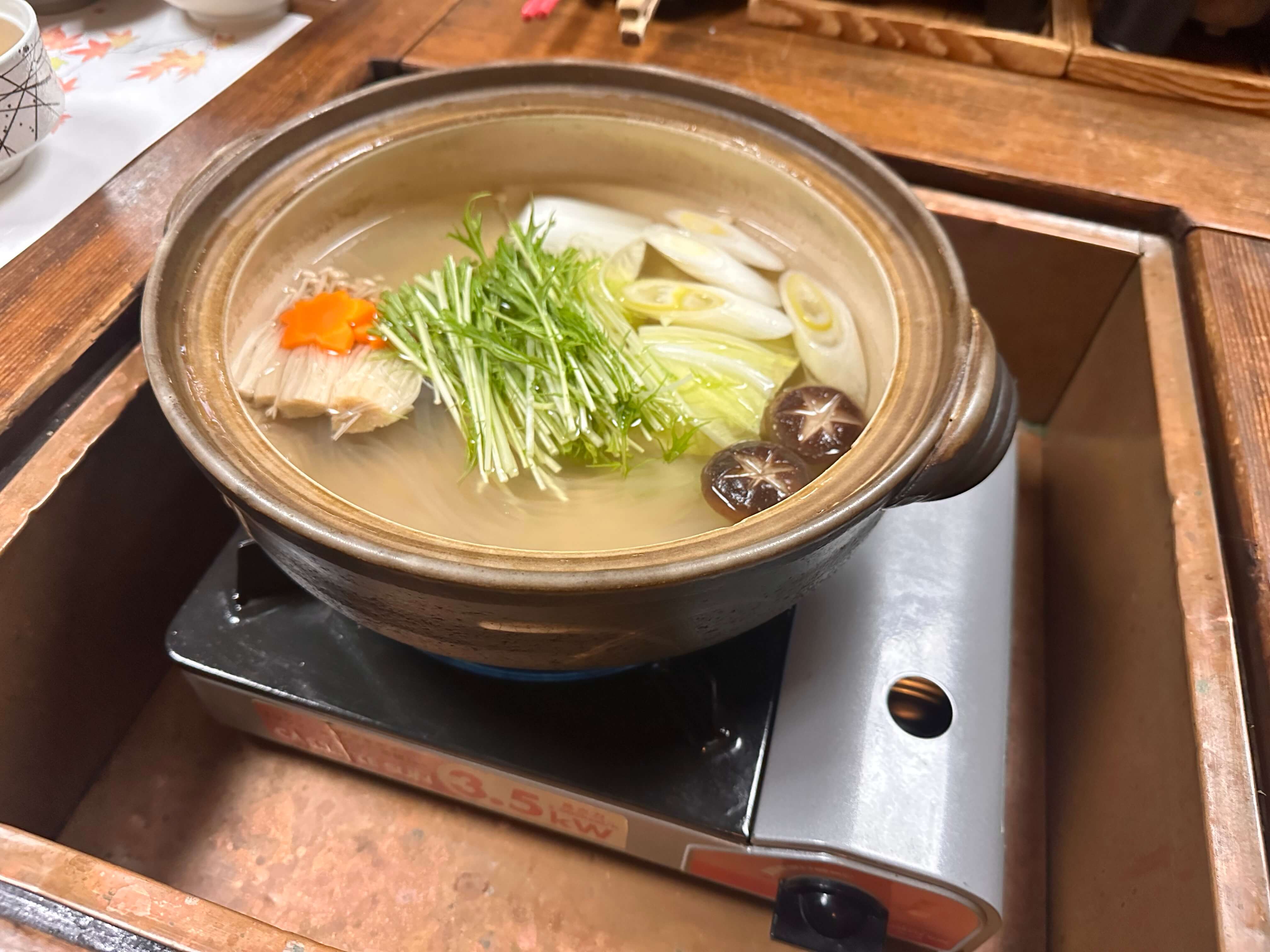 가이세키 꽃 - 샤브샤브
