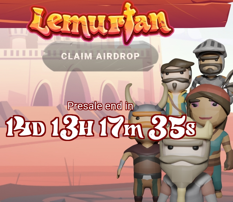  LEMURIAN 레무리아 P2E 100 LML디앱 에어드랍(가스비 없음)