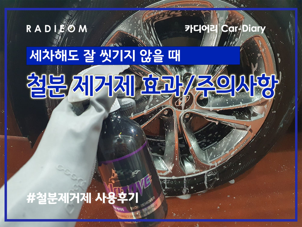  자동차 철분제거제 꼭 사용해야 할까? (사용 효과, 주의할점, 사용 후기)