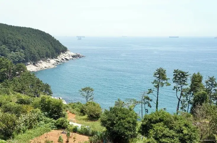 지심도 앞바다