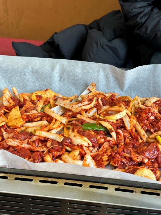 여주 반려오리 주물럭 사나에 먹는 사나에 오리 주물럭