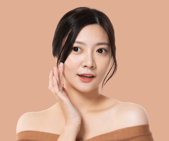 피부가좋은여자