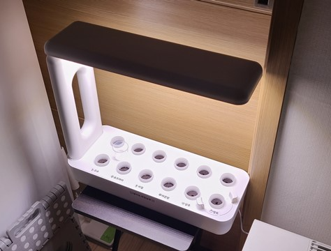 주방한쪽 세팅한 모습