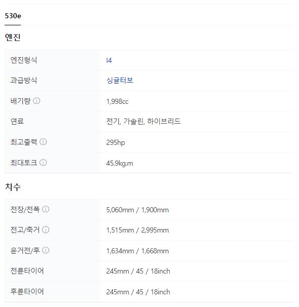 2024 BMW 5시리즈 투어링 플러그인 하이브리드