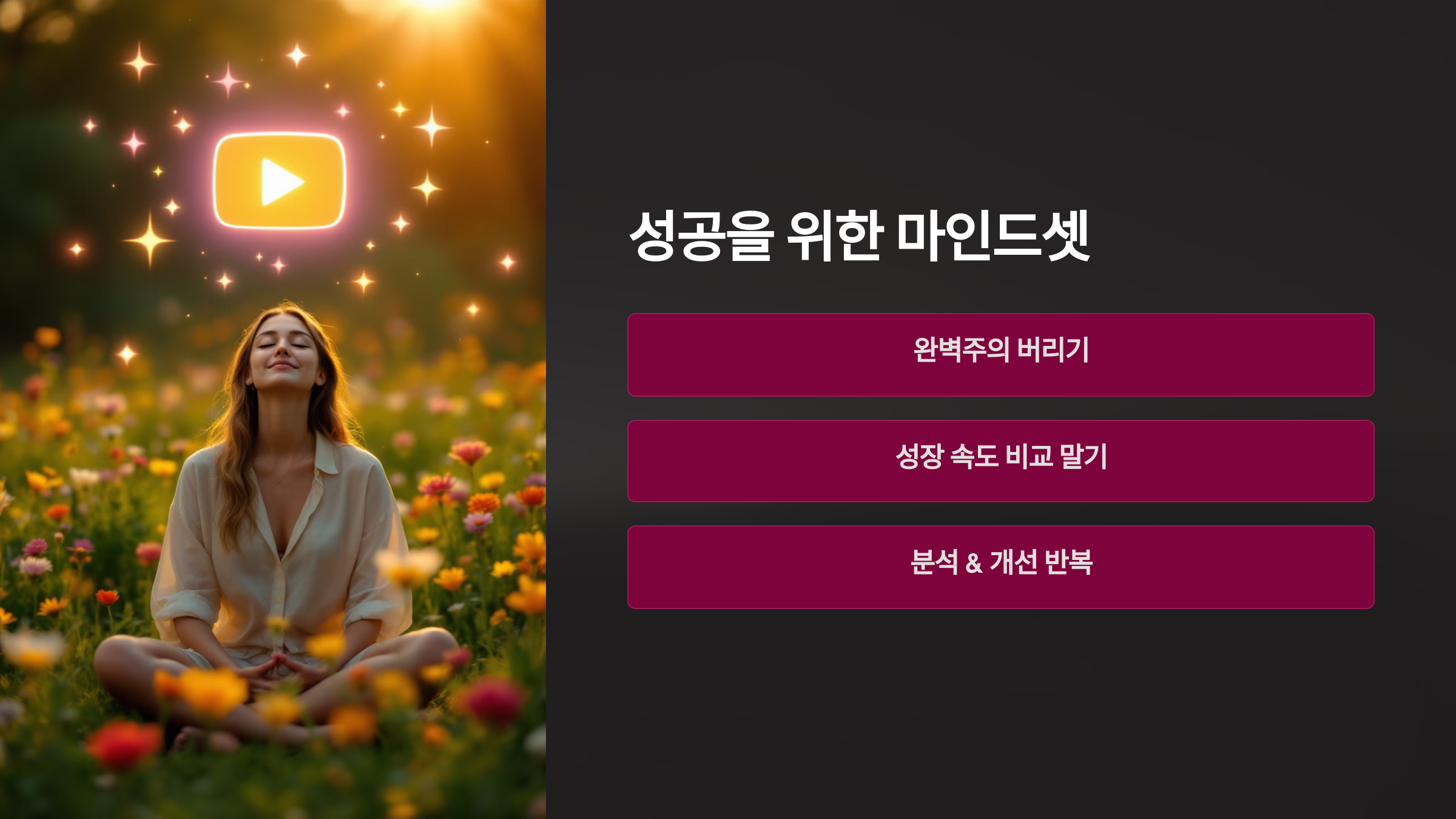 꾸준한 운영을 위한 마인드셋