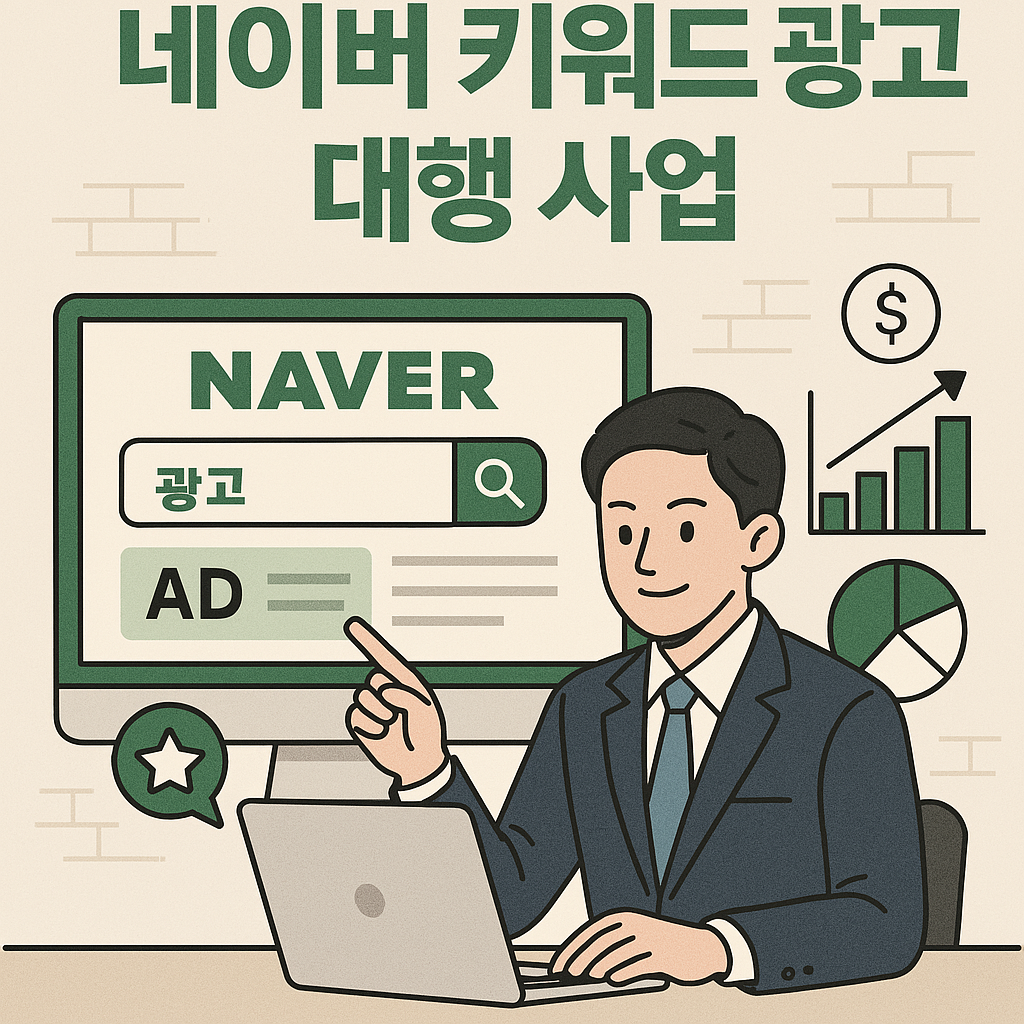 네이버 키워드 광고 대행 사업에 관한 이미지