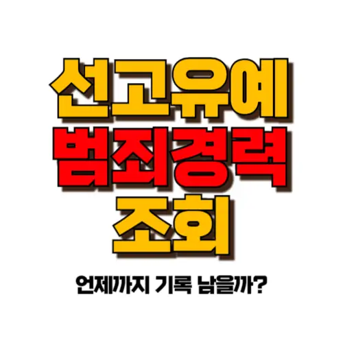 선고유예 범죄경력조회 썸네일