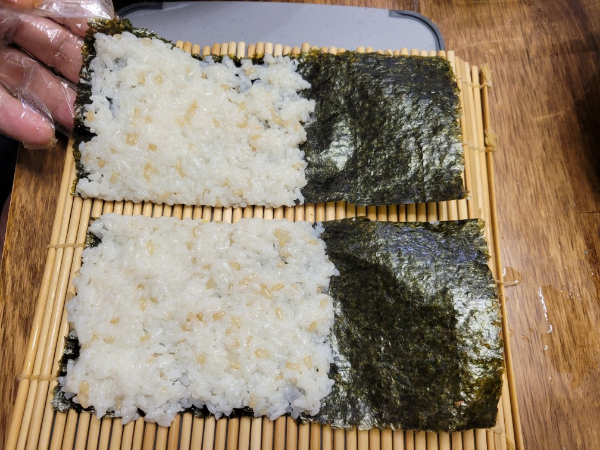 현미 미니 김밥 만들기
