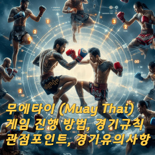  무에타이 (Muay Thai) 게임 진행 방법, 경기규칙, 관점포인트, 경기유의사항 알아보기