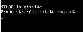 [Windows] NTLDR is missing 해결 방법