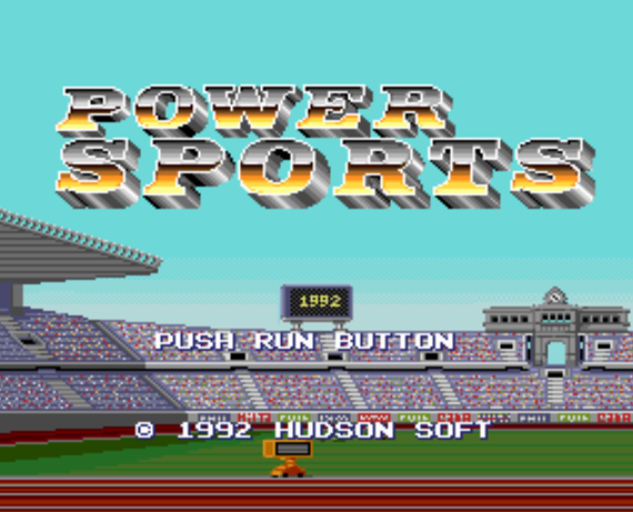  パワースポーツ (PC 엔진 - PCE - PC-Engine - PCエンジン) 롬파일 다운로드