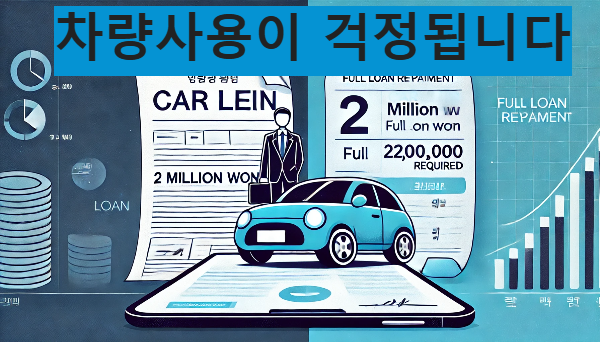 차량사용이 걱정됩니다