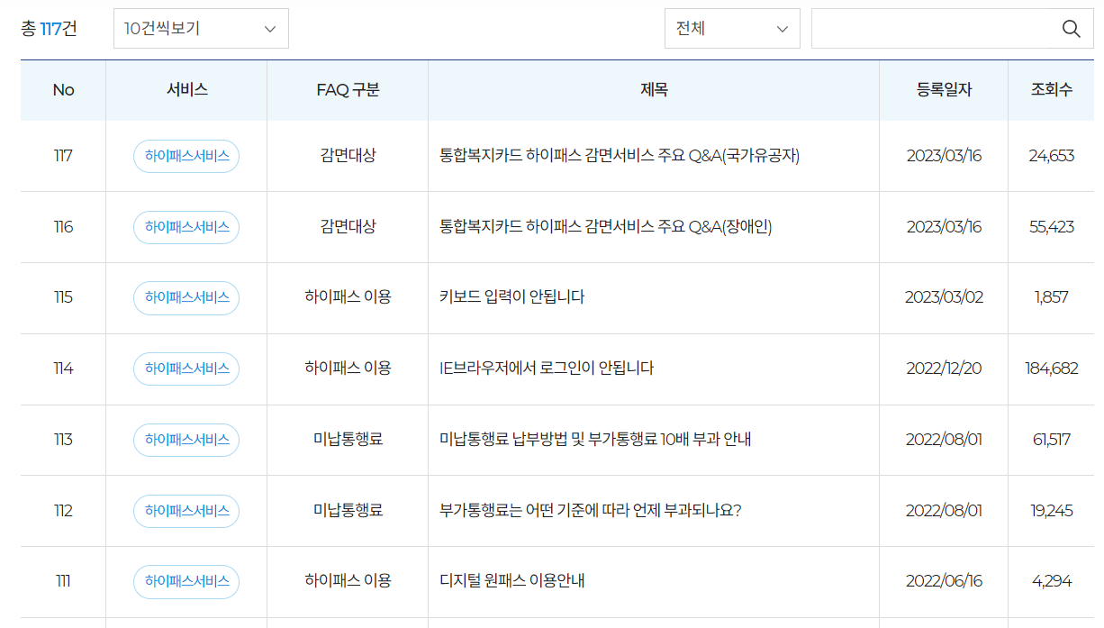 자주 묻는 질문(FAQ)