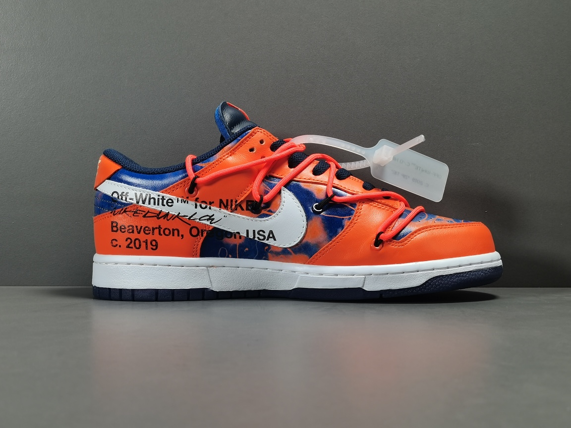  [NIKE x OFF WHITE x FUTURA] X 나이키 X 오프화이트 X 퓨추라 덩크 로우 오렌지 블루 DD0856-801