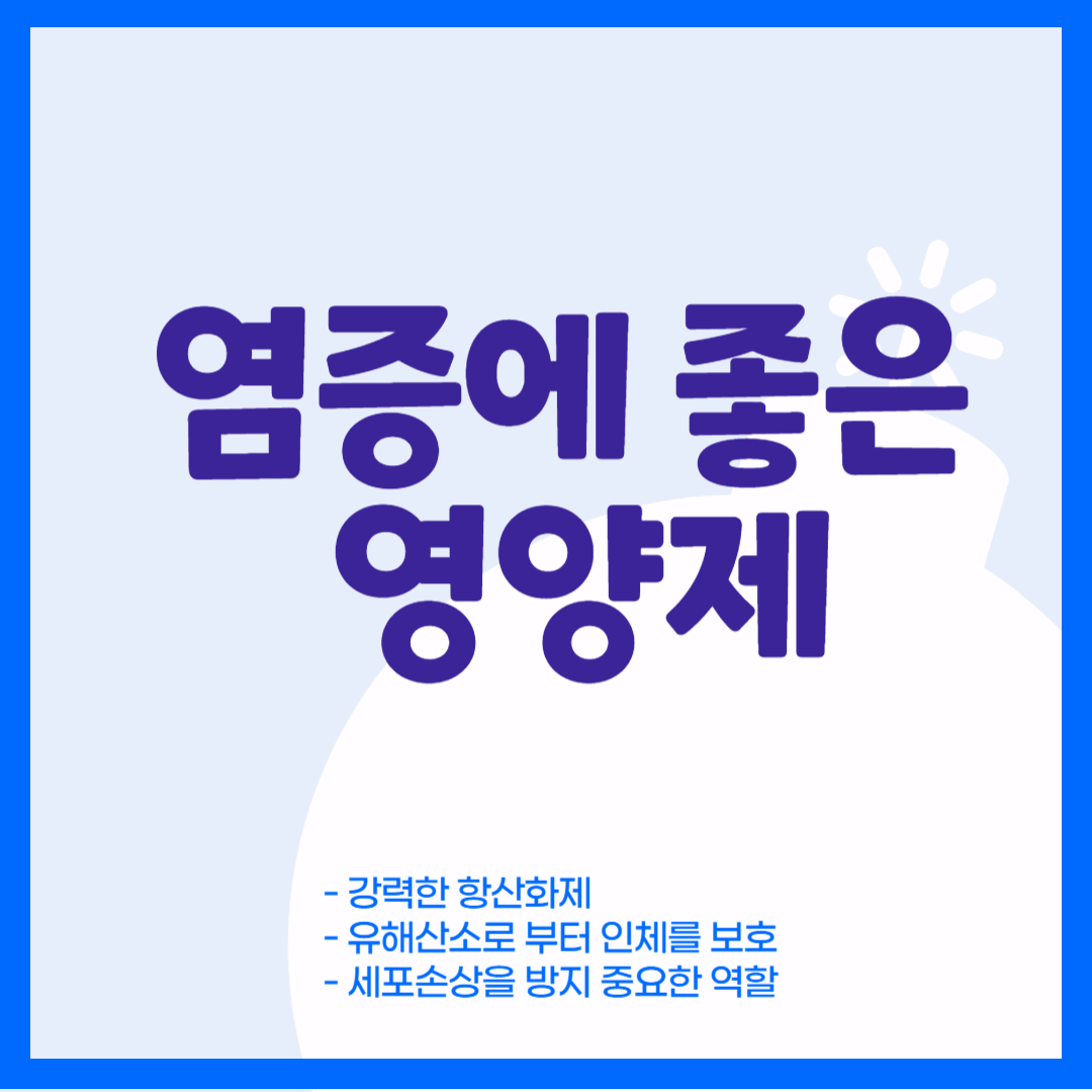 염증에 좋은 영양제