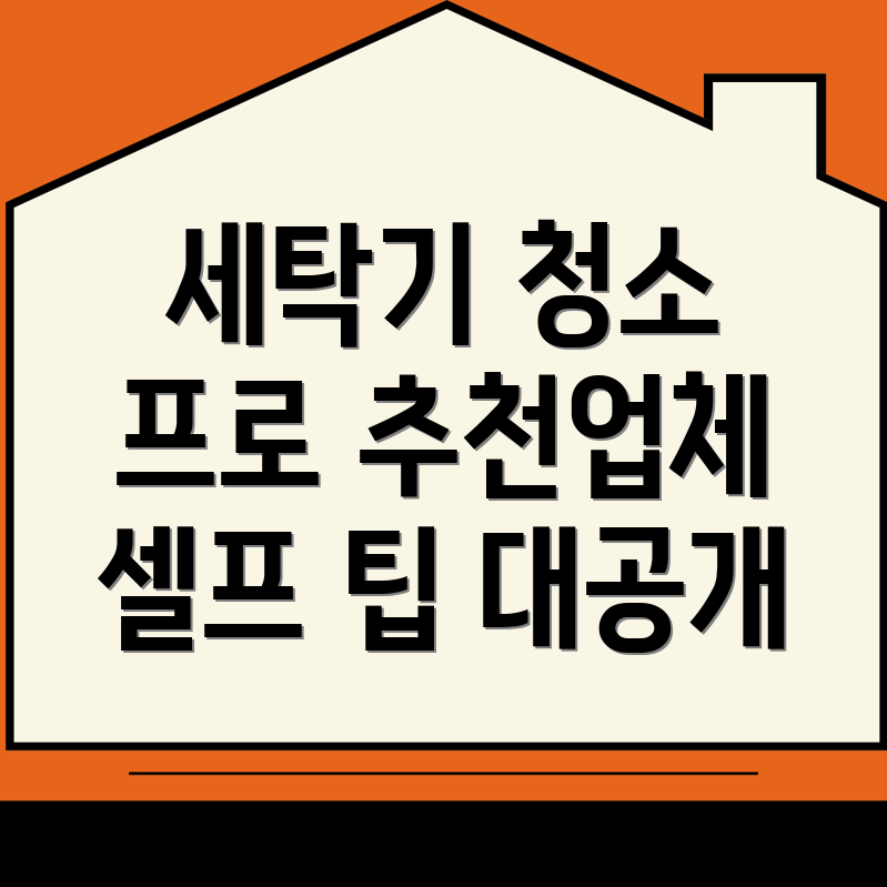 세탁기 청소