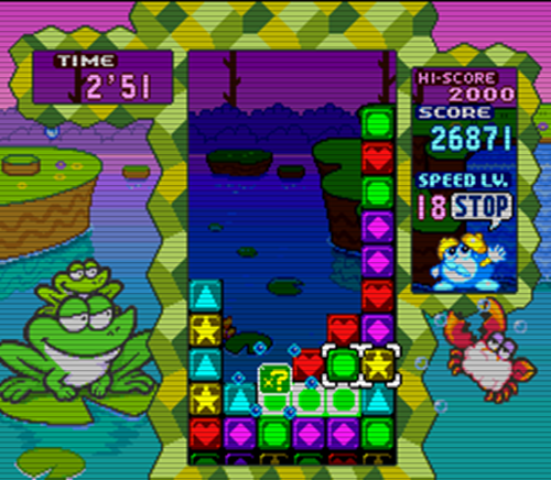  슈퍼 패미컴SNES, 패널로 퐁(Tetris Attack) 콘솔게임 바로플레이