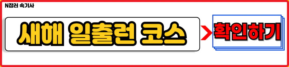 새해 일출런 마라톤 코스