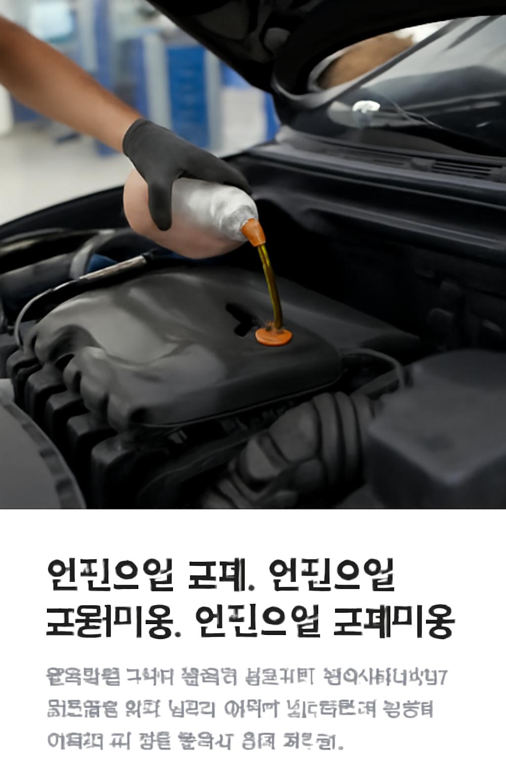 엔진오일 교체가격