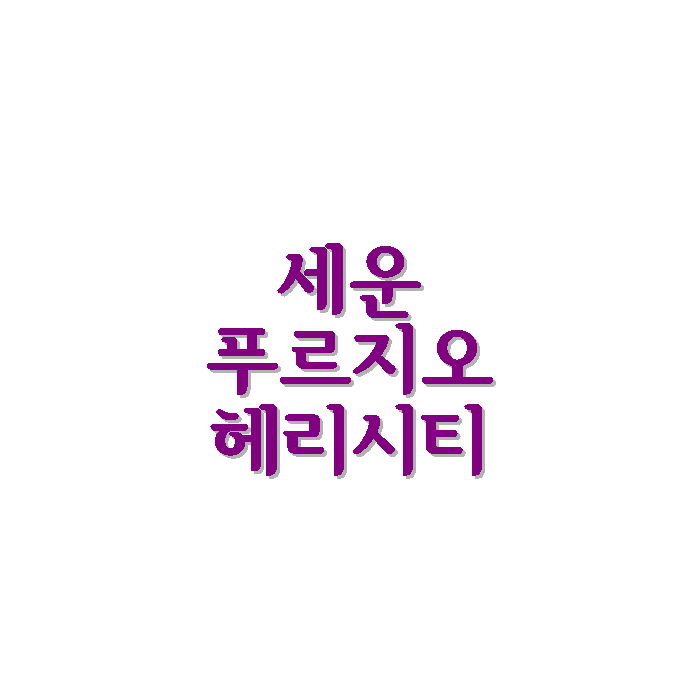  서울 중구 세운 푸르지오 헤리시티 아파트 정보